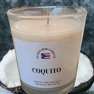 Tranquil Home Candle Coquito Scented Candle 10oz.